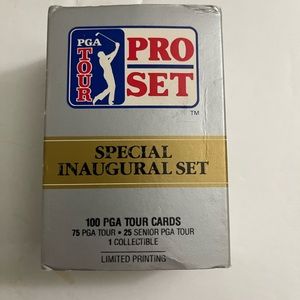 1990 PGA Tour Pro Set, Box, Special Inaugural Set, (100) Cards.